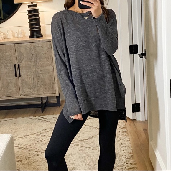 Indy Knit Top | Charcoal size M - Picture 7 of 8